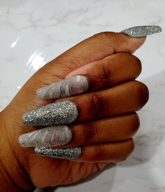 Glamour Glitz Press-On Nails