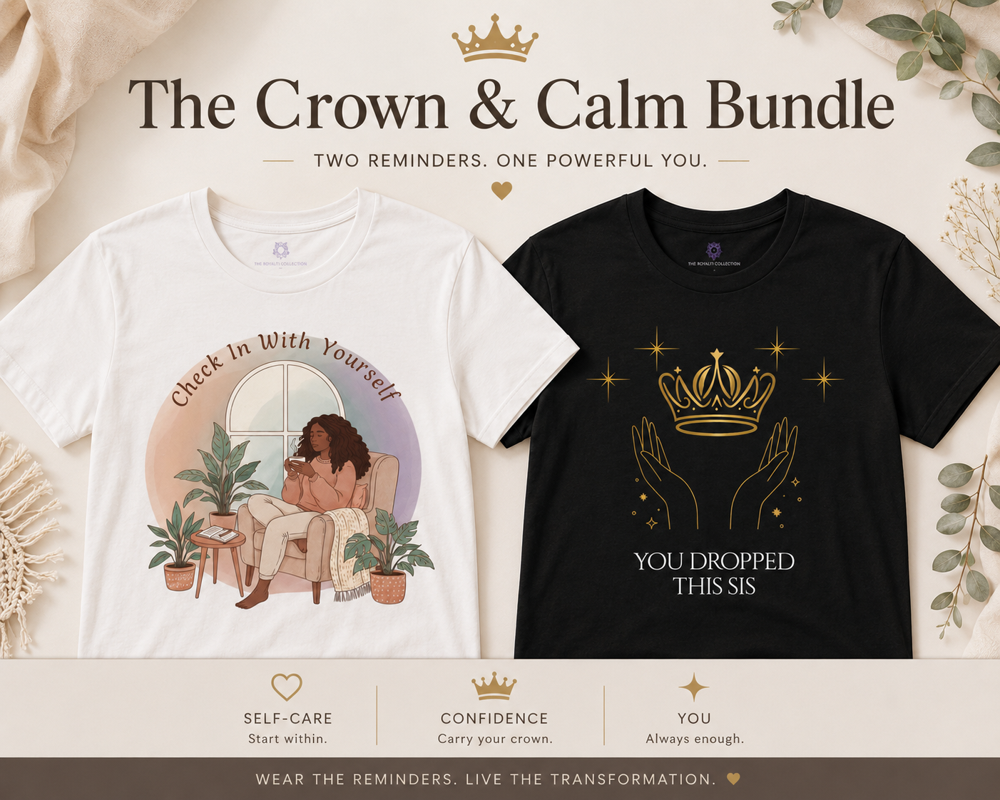 🌿 The Crown & Calm Bundle Premium Fit